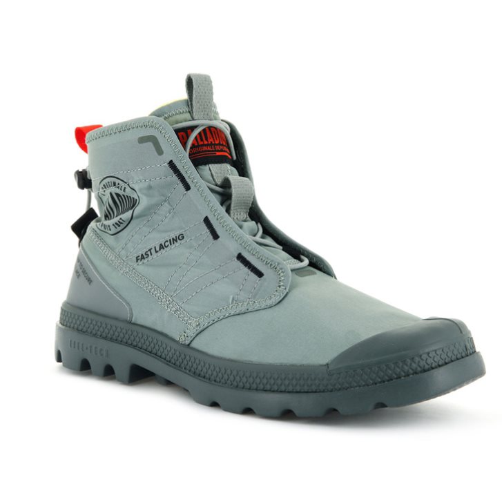 Palladium Pampa Travel Lite Laarzen Dames Grijs | NL 79VEAUF